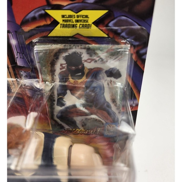 X-Men X-Force The Blob with Rubber Blubber Belly With Card ToyBiz 1995 - SEALED - Picture 7 of 10